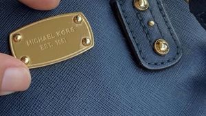 Michael Kors orignal Navy Satchel Handbag