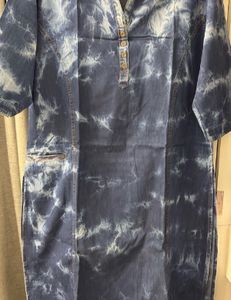Tie-Dye Denim Kurti