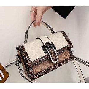 Coach Signature Print Shoulder Bag