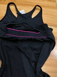Adidas Black Floral Tank Top