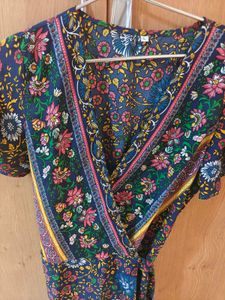 Floral Wrap Dress