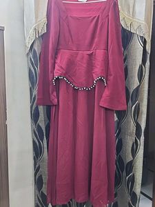 Maroon Ethnic Gown