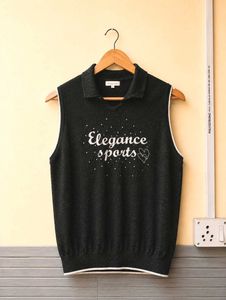 Sleeveless Knit Top with "Elegance Sports" (Women)