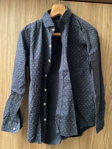 Classic Black Dot Print Shirt