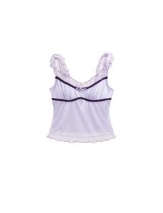 Lilac Ruffle Trim Camisole