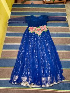 Gown New Like Naby Blue  Size Medium