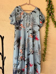 Floral Print Midi Dress