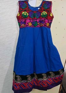 Unused Embroidered Blue Kurta 🔷