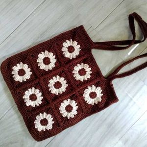 Handmade Crochet Tote Bag