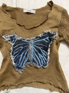 Crochet y2k pinterest Top