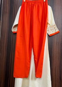 Elegant Cream plazo set