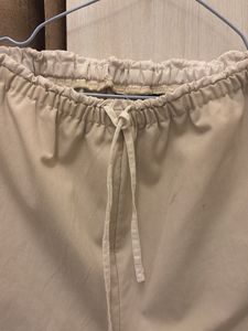 Cream Wide Leg Pants