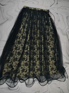 Elegant Black Floral Lehenga Choli Set