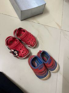 Kids Mickey Mouse & Spider-Man Shoes