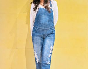 Denim Overalls Jumpsuit