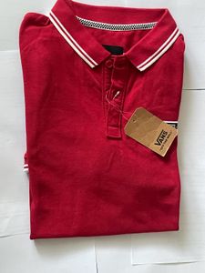 Vans Red Polo Shirt with Tag