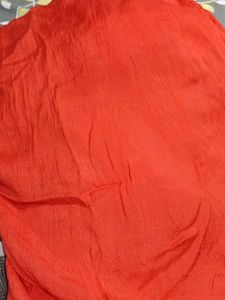 Orange Kurta with Black Embellishments