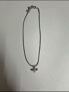 Charming Angel Heart Pendant Necklace