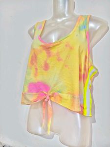 Tie-Dye Knot Tank Top