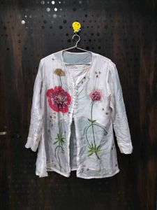 Embroidered Kurta Set with Pants