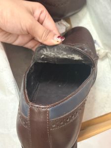 Men's Leather Loafers - Brown &amp; Blue