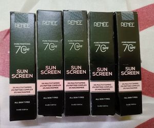 RENEE Pore Minimising Sunscreen SPF 70 set of 5