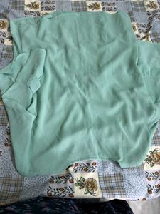 Mint Green Embellished Top