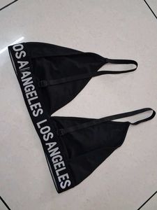 Black Los Angeles Bralette
