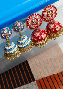 Traditional Indian Jhumka Earrings