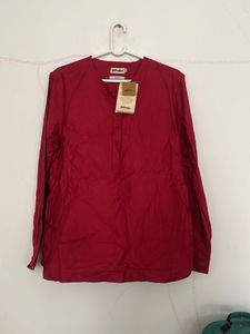 Men's Red Kurta