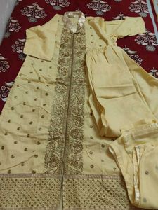 Elegant Yellow Kurta Set with Dupatta