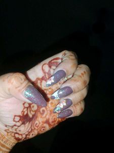 Designer Almond Press-On Nails