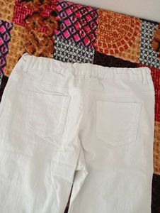 Classic White Straight Leg Pants