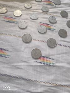 18 Pcs Old 10 Paise Coins