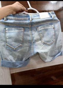 Light Wash Denim Shorts