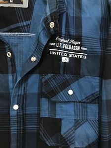 Stripped  Double Pocket Cargo Shirt