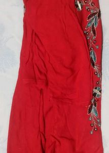 Blue and Red Kurtis Combo