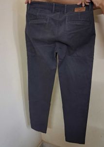 Men's Dark Wash Chinos - Blue