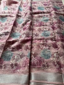 Floral Print Saree