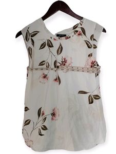 Floral Print Sleeveless Top