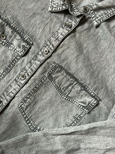 Classic Grey Denim Shirt