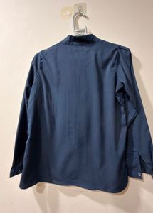 Vero Moda Navy Blue Formal Shirt