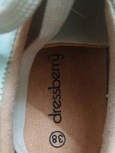 Dressberry White sneakers With Embroidery