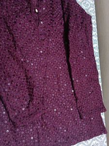 Stylish Purple Kurta