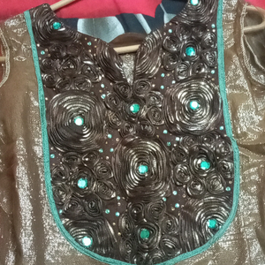 party wear shimmer suit