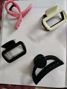 Set of 7 Hair Claw Clips