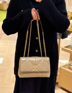 Tory Burch Kira Shoulder Bag - Beige