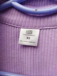 SSS Lavender Crop Top