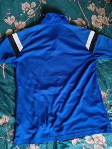 Adidas Men's Blue Short Sleeve Soccer Jersey
