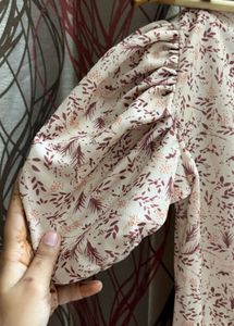 Floral Ruched Mini Dress